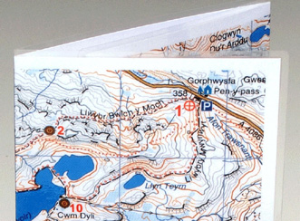 Snowdon guide map